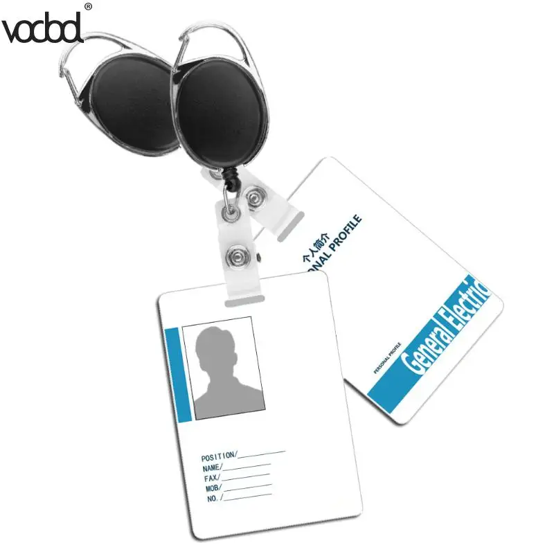 VODOOL 2 шт. шнурки для Id держатель ключей шнурок ID бейдж бирка с именем карт зажим