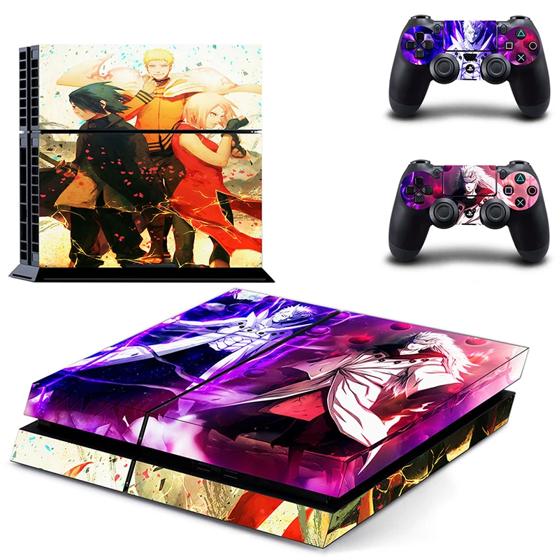 HOMEREALLY Стикеры s PS4 кожи супер Наруто Саске для Игровые приставки 4 консоли и