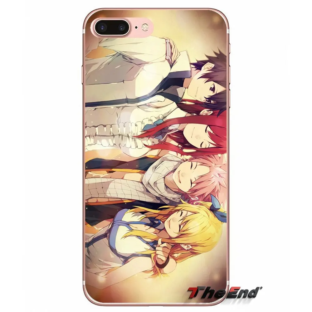 Для Samsung Galaxy S3 S4 S5 MINI S6 S7 edge S8 Plus Note 2 3 4 5 Grand Core Prime fairytail аниме японский знаменитый