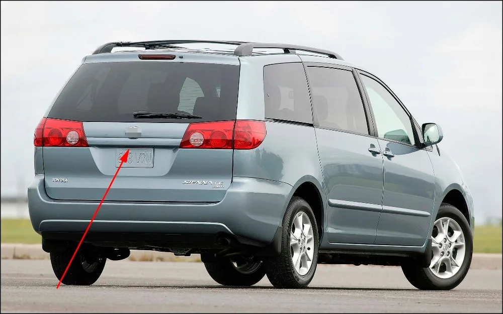 AUTONET HD камера заднего вида ночного видения для Toyota Sienna XL20 2003~ 2009 CCD/камера номерного знака