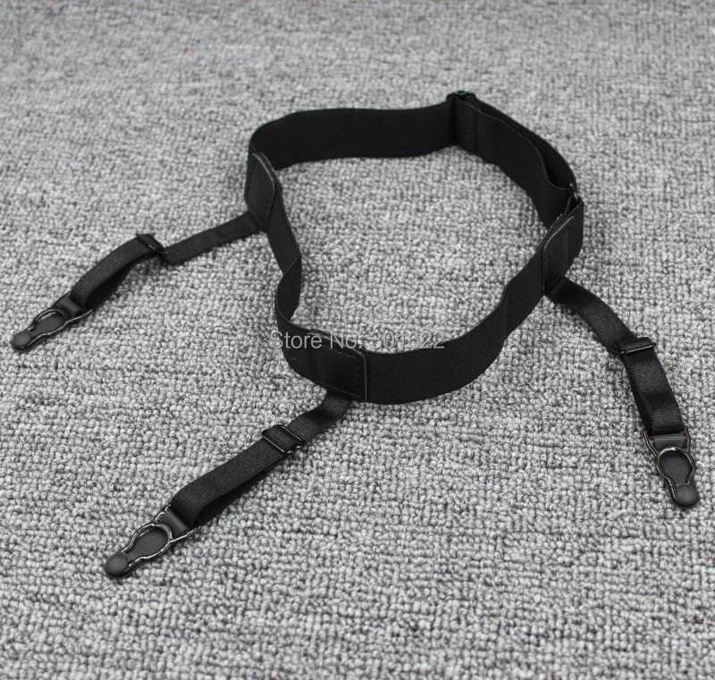 

Mens Shirt Stays Garters Sports Business Suspenders Braces For Shirts Gentleman Leg Elastic Men Shirt Suspenders