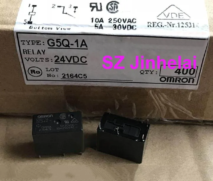 

OMRON G5Q-1A 24VDC 12VDC 5VDC Authentic original Relay DC24V DC12V DC5V реле
