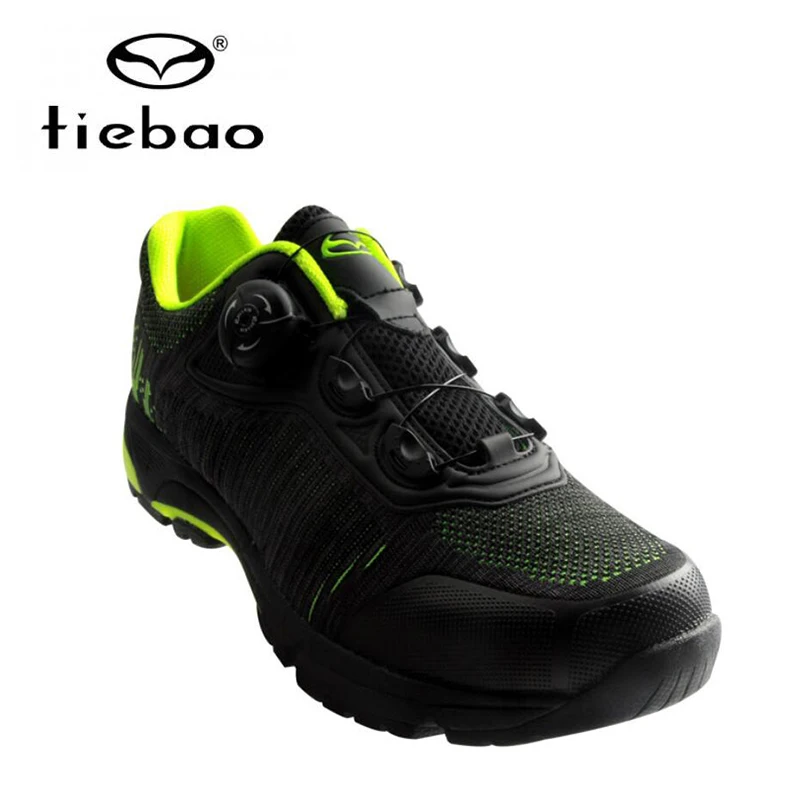 TIEBAO Breathable Leisure Cycling Shoes Mountain Bike Cycling Shoes Self-locking MTB Road Bike Athletic SPD Riding sneakers