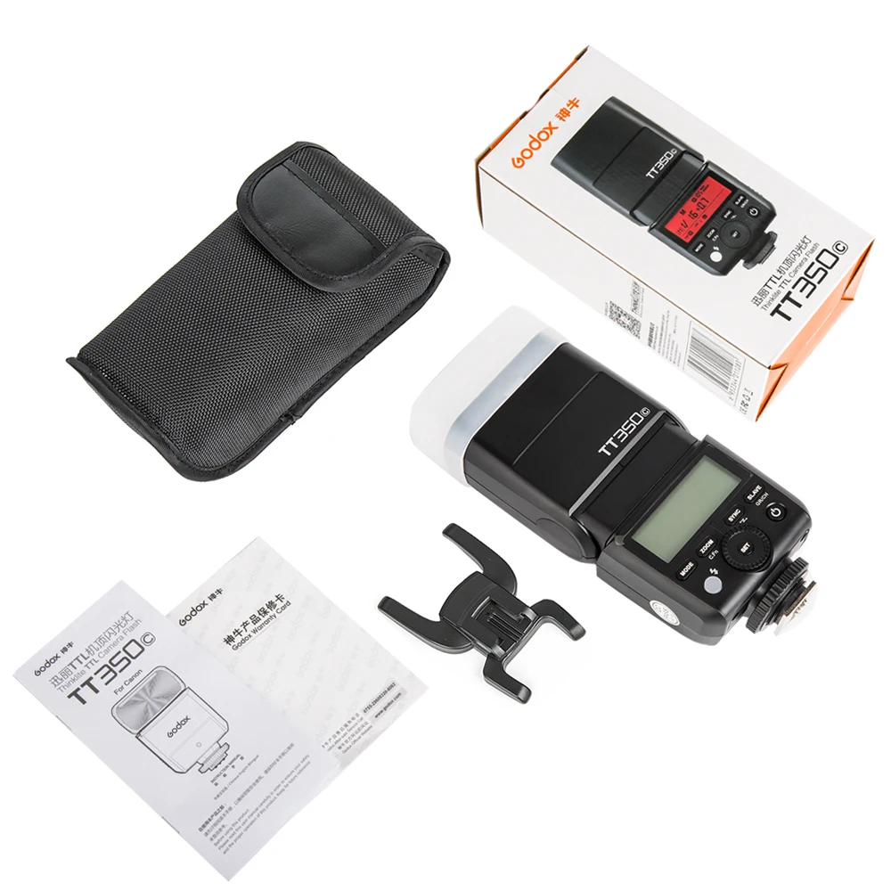 Вспышка для камеры Godox TT350 TT350C C 2 4G TTL GN36 HSS Canon EOS 5D 6D 60D 600D 7D 70D 700D 800D|flash speedlight for