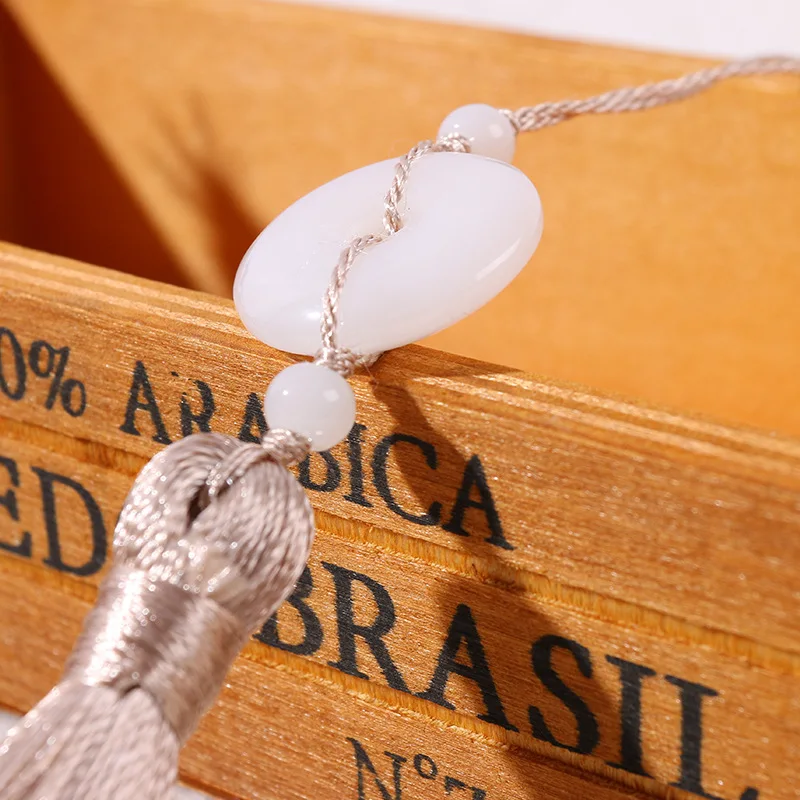 10 шт. Нефритовая пряжка с кисточками подвесная для автомобиля сделай сам одежда