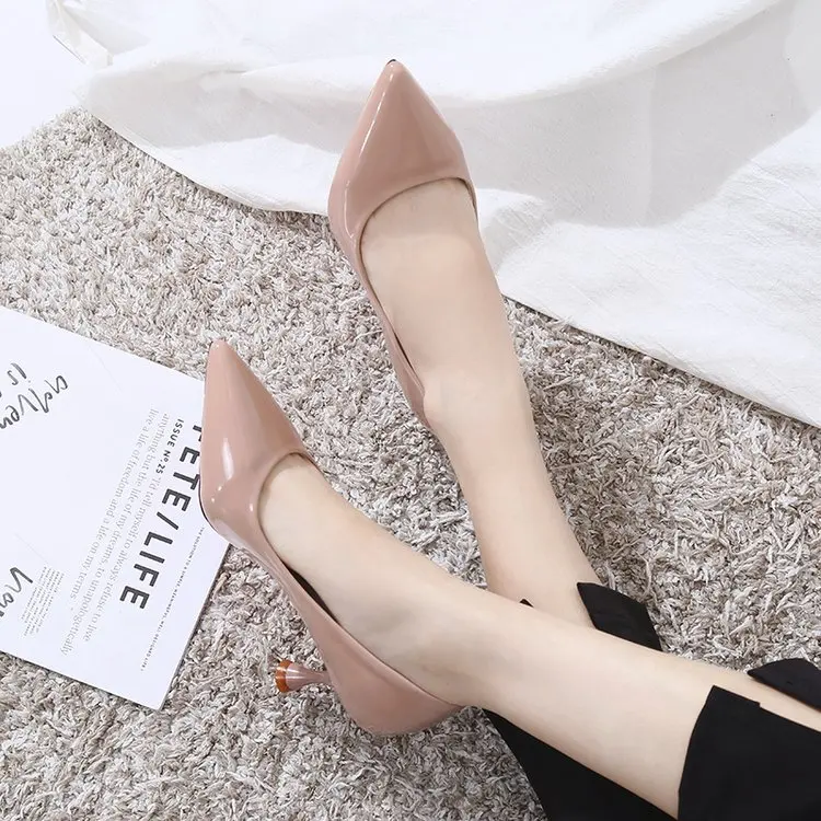 Новинка 2019 года модная универсальная обувь в Корейском стиле из лакированной