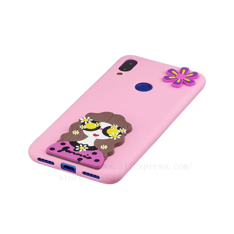 TRISEOLY For Xiaomi Redmi Note 7 Case Cover Candy Color Soft TPU Pro 3D DIY Cartoon Fruit Plant Pattern 6.3&quot | Мобильные