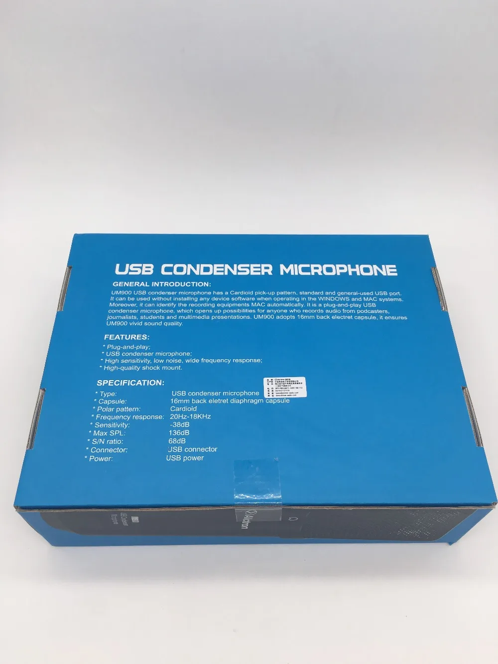 Alctron UM900 Профессиональный USB конденсаторный компьютерный микрофон Студийный записывающий микрофон для подкастов, Интернет-конференции, мультимедиа