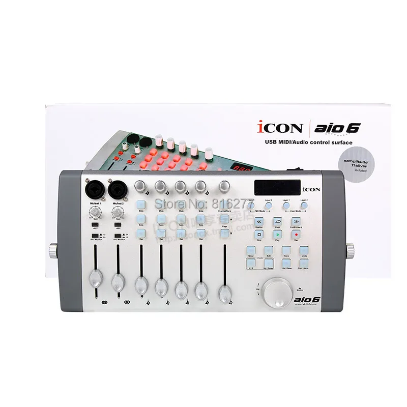Внешняя звуковая карта Iconic AIO6 запись звука USB2.0 S/PDIF I/O 6 в/6 выходах двойной