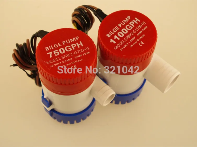 

750 GPH 12V 3/4" Outlet Submersible Boat Marine Electric Bilge Pump
