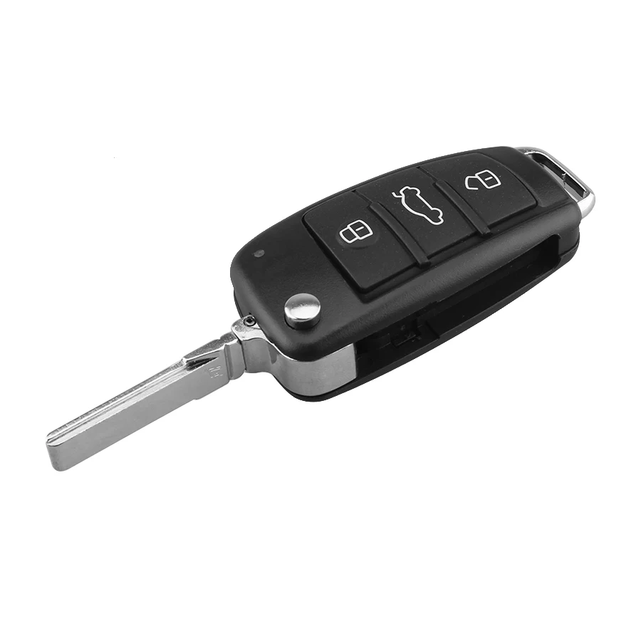 Stenzhorn 3 кнопки Складные Флип удаленный ключевой Shell для Audi A2 A3 A4 A6 A6L A8 Q7 TT Quattro