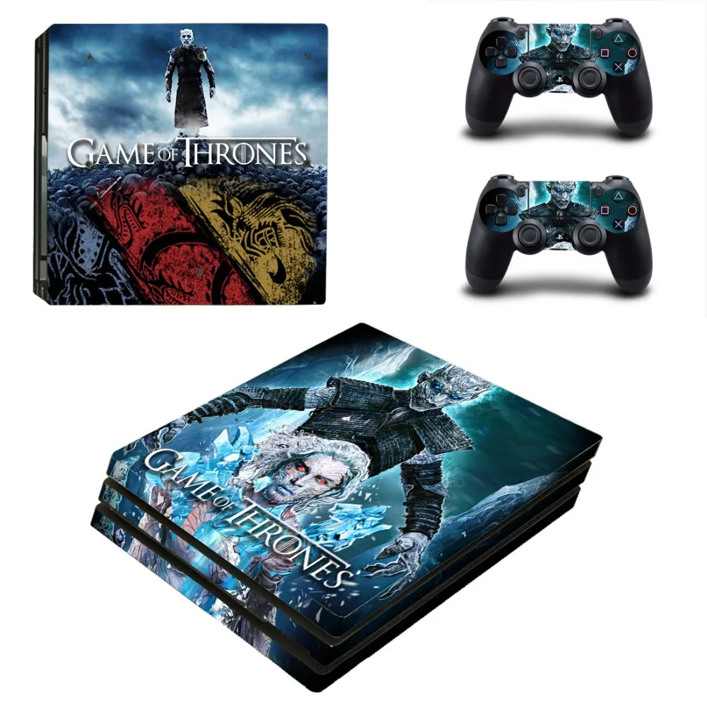 Виниловая наклейка на кожу игровой престолов PS4 Pro для консоли Playstation 4 и 2