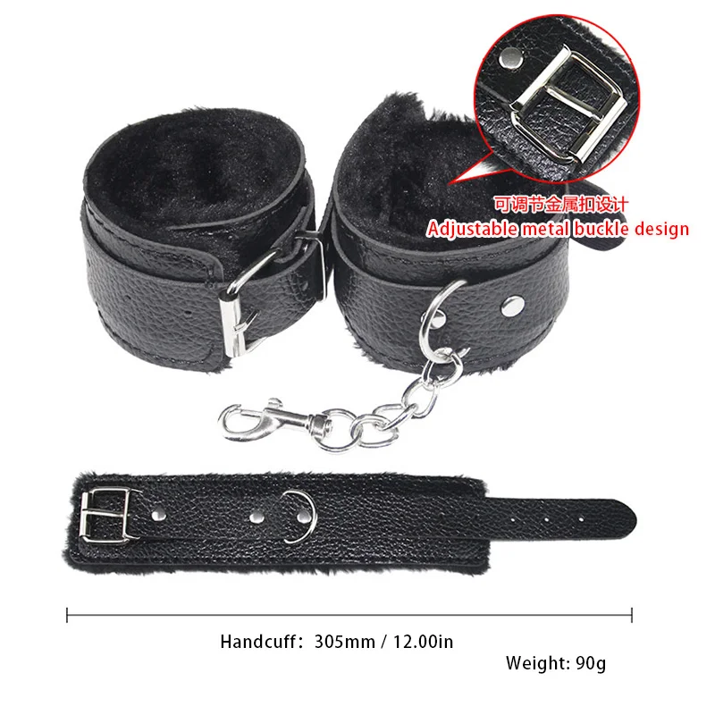 8 шт./компл. нижнего белья БДСМ секс обязательный набор наручники feetcuff шеи кнут