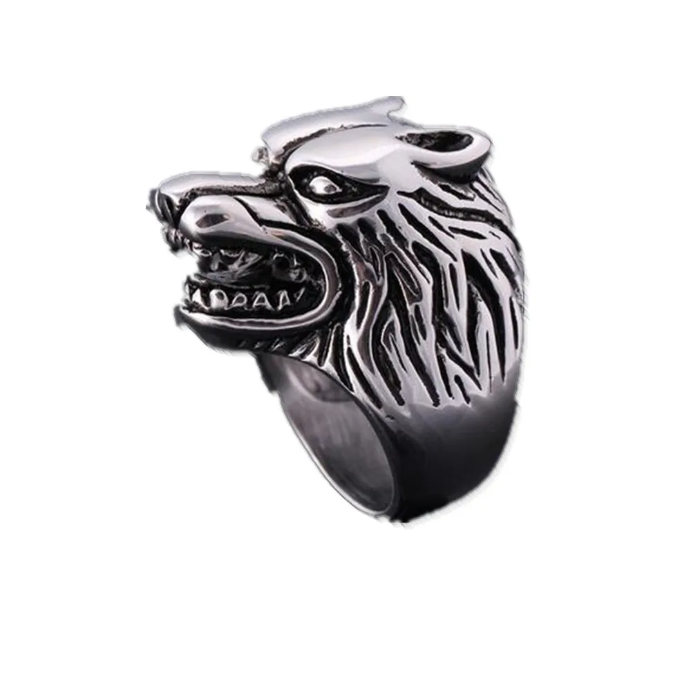 Новое поступление 2017 горячая Распродажа кольца с натуральным волком