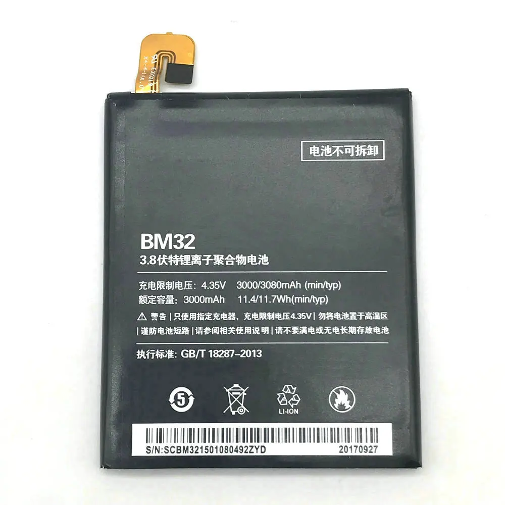 Новый высококачественный аккумулятор BM32 3 8 в 3000 мАч для Xiaomi 4 mi4 M4|battery for xiaomi|battery