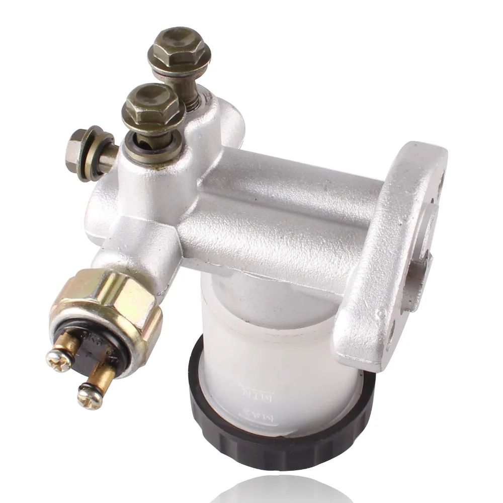 Серебристо-белый Гидравлический Главный цилиндр картинг Багги Дюна Канди BMS Roketa