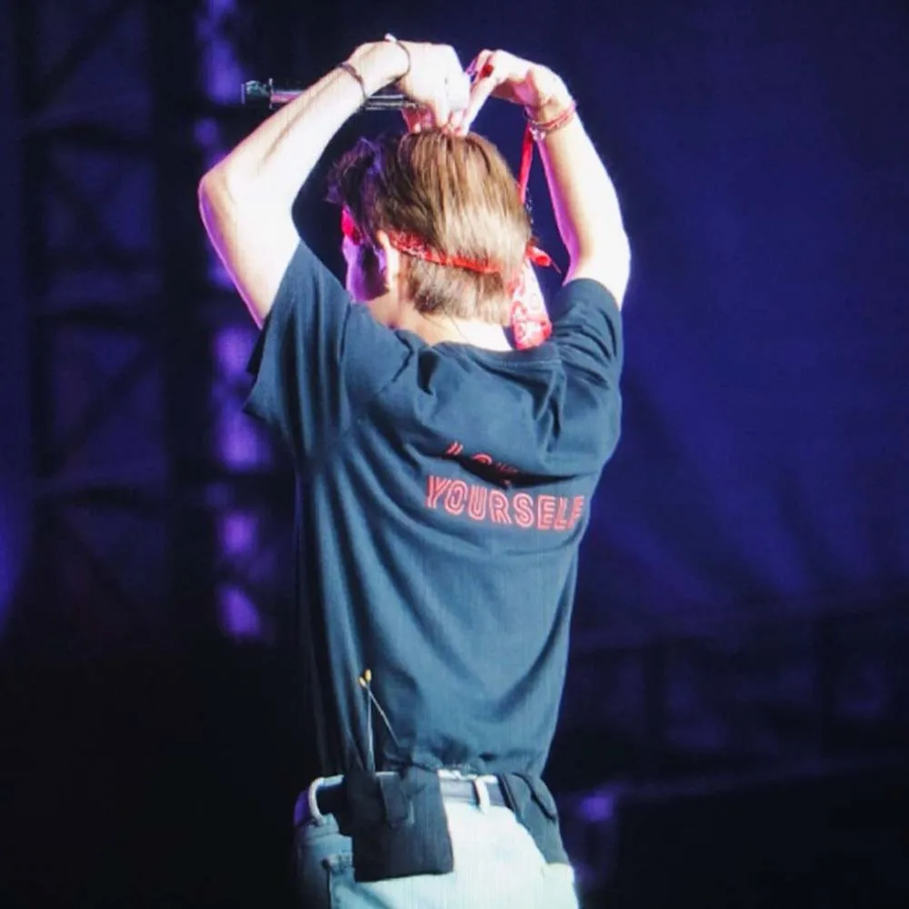 Новый Kpop Love Yourself ответ World Tour Футболка короткий рукав мода обувь для мальчиков