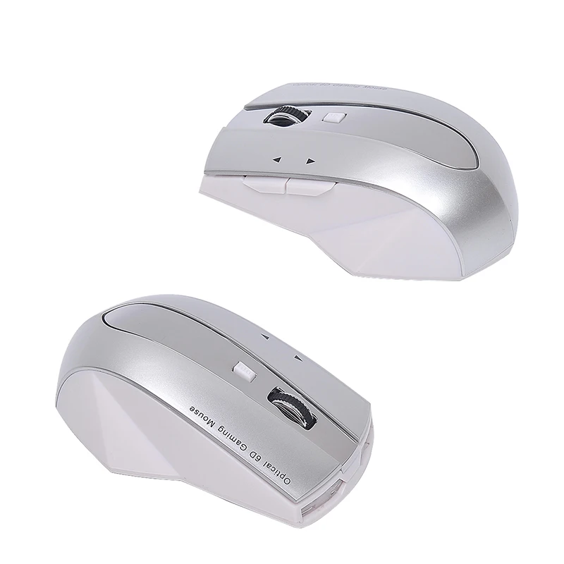 White and Silver P M-011G 2,4G Беспроводная перезаряжаемая оптическая мышь с 3 портами usb-хаб 2,0 зарядная док-станция настольное зарядное устройство для ПК настольный ноутбук - Цвет: White and Silver