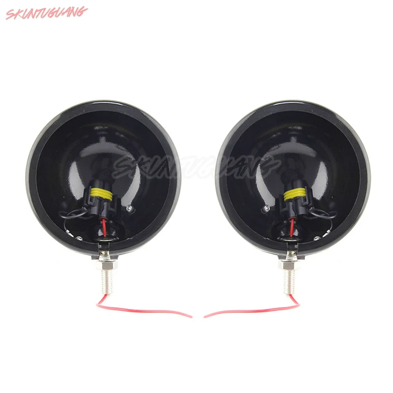

2 PCS 4.5 inch Fog Light Housing Bucket Auxiliary Mount Bucket Bracket for Har-ley Touring Electra Glide Motorcycle
