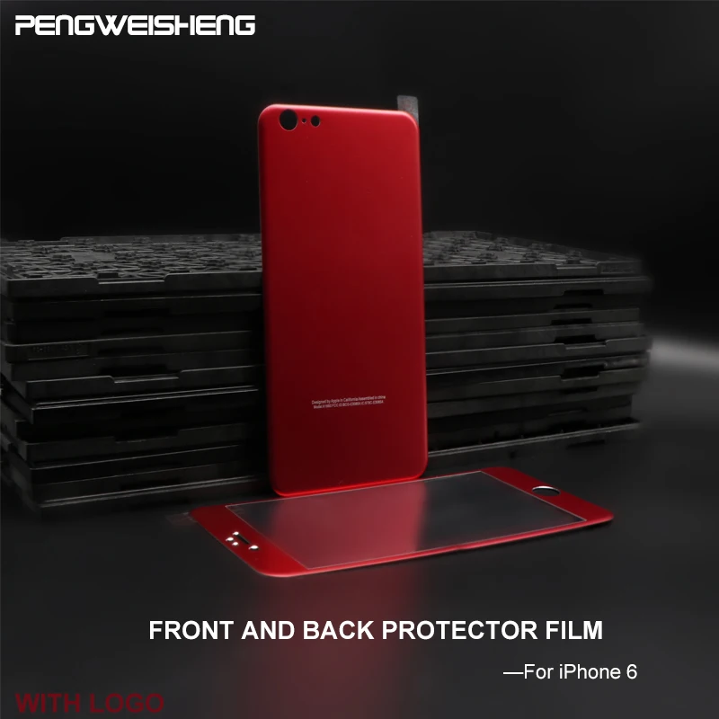 [1 компл.] pengweisheng фронт + back премиум закаленного стекла для iphone 6 6s царапинам