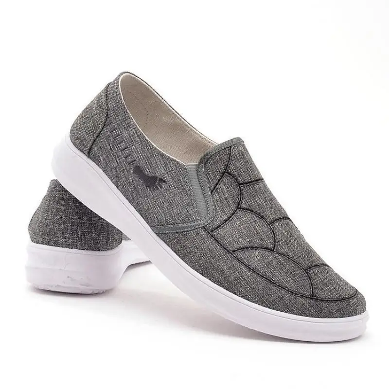 2018 мужская повседневная обувь Тканевая весенне-летняя удобная на плоской