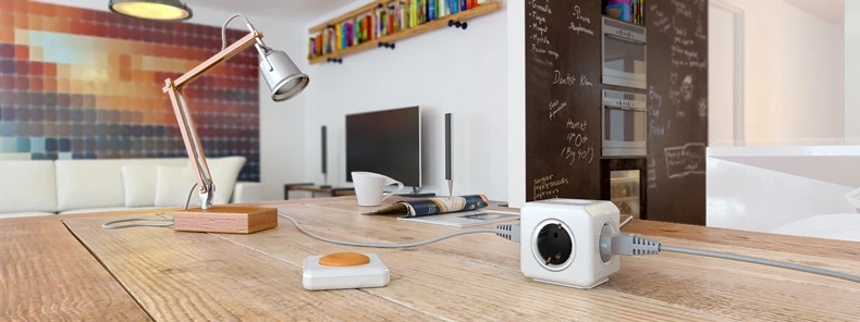 Allocacoc, ЕС переходник для розетки, удлинитель, розетка с usb удлинитель пробка 4 гнезда, умный блок питания, адаптер, 2 USB, 5 В, 2.1A, зарядный порт, для дома, офиса, зарядка