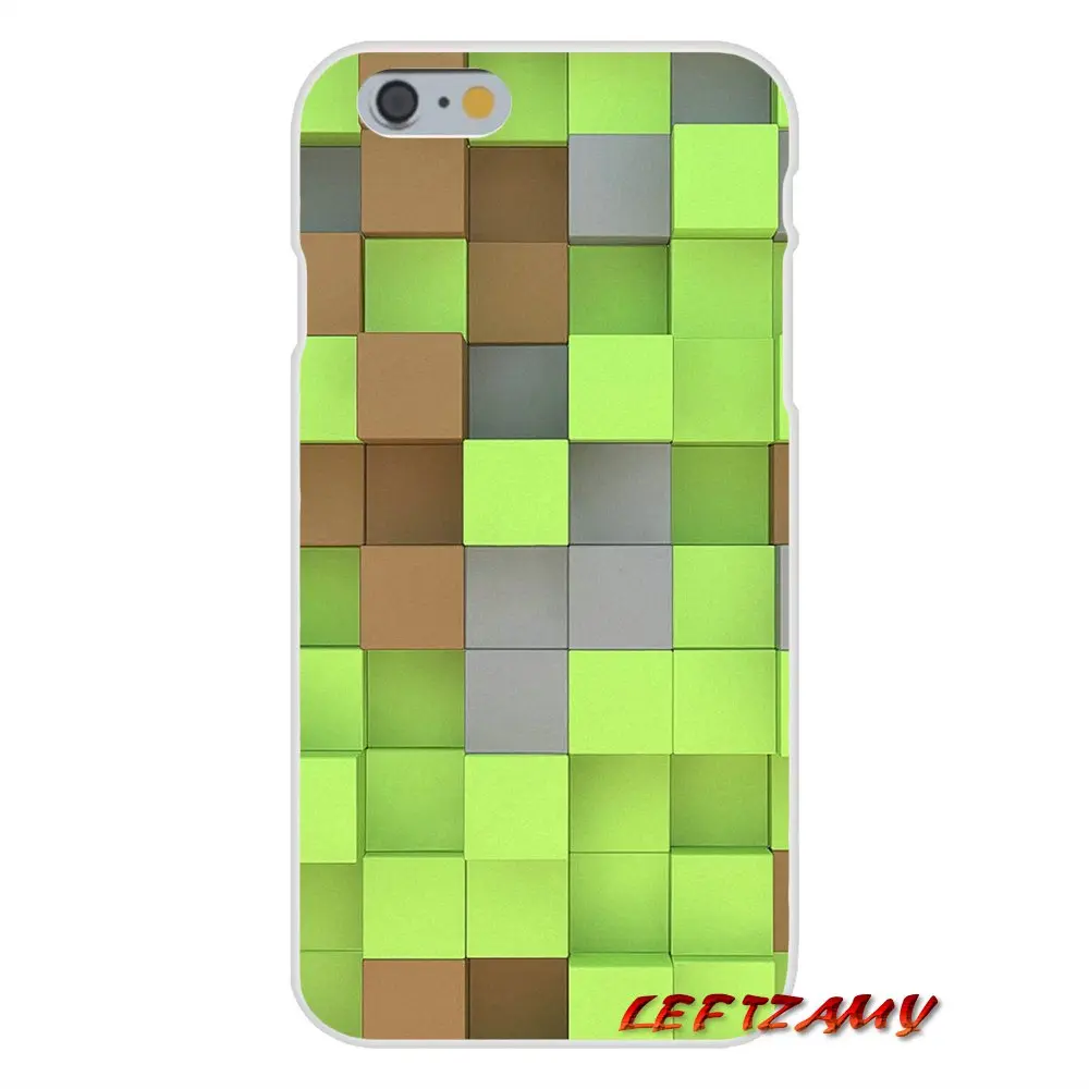 Для iPhone X 4 4S 5 5S 5C SE 6 6S 7 8 Plus аксессуары чехол для телефона криперы Minecraft