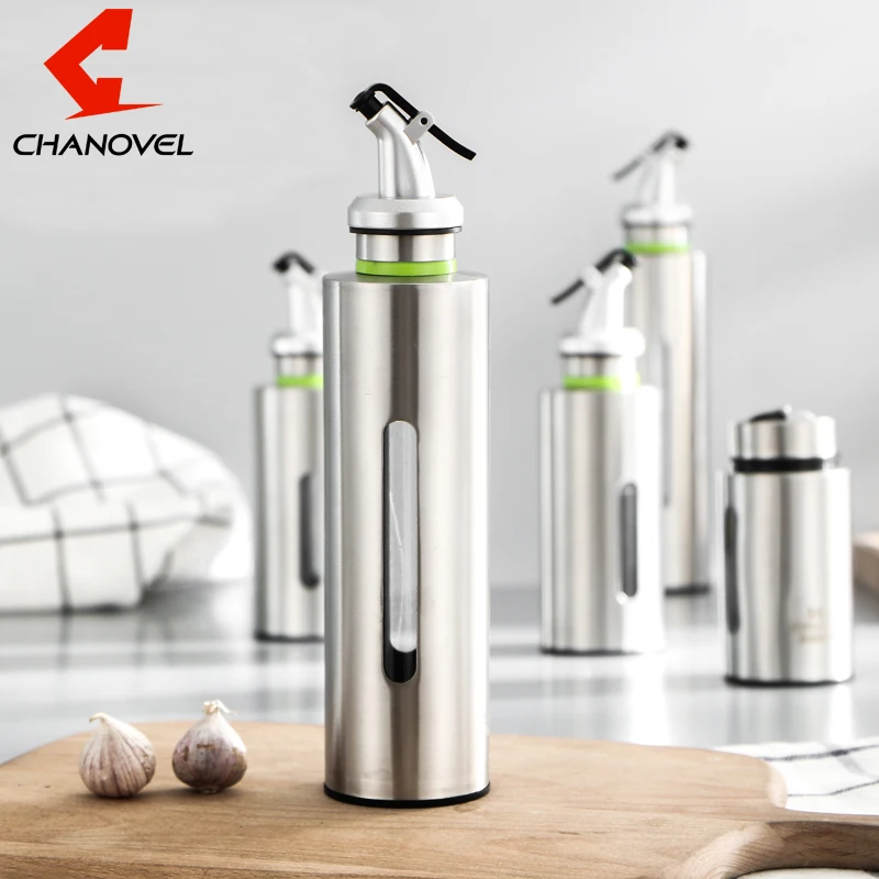 CHANOVEL 150/250 мл бутылка для масла кухни из нержавеющей стали герметичная соевый соус