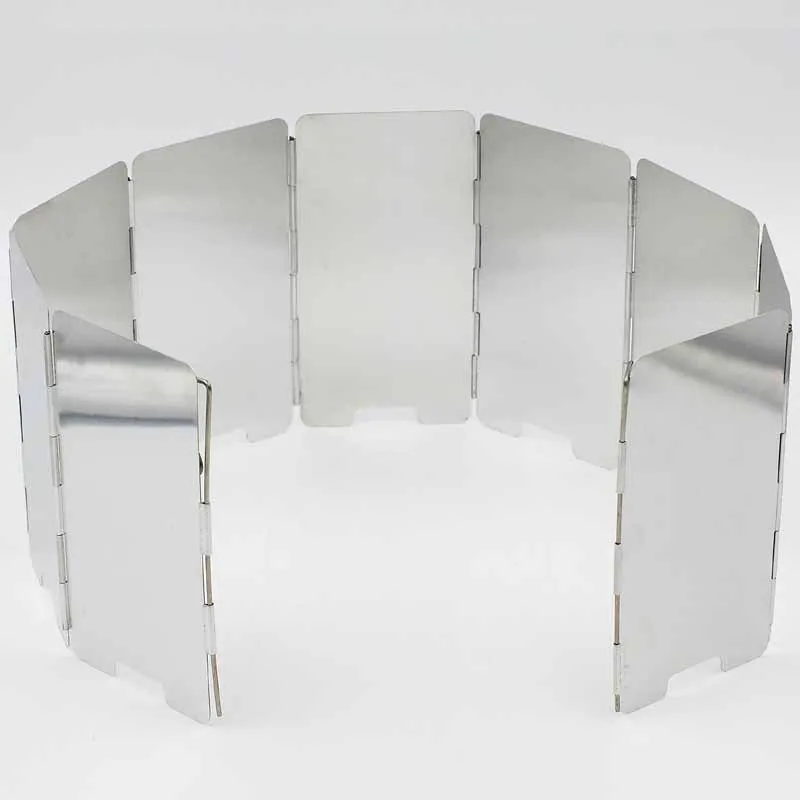 APG 9 plates outdoor Foldable Camping Stove Windshield Cookout Windbreak | Outdoor &amp Accessories