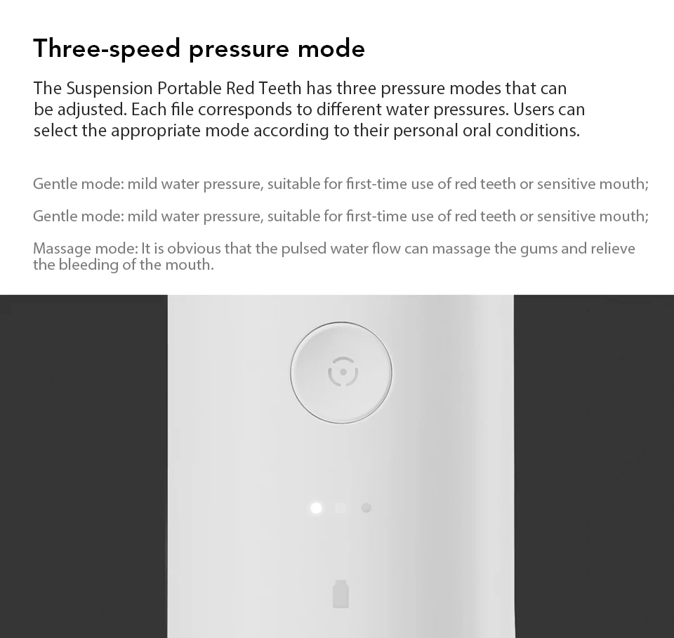 Xiaomi Mi Youpin SOOCAS беспроводной портативный умный водный Флоссер для чистки зубов по утрам и мытья зубов