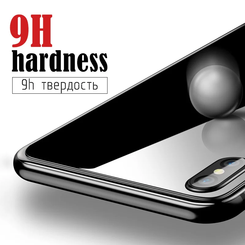 Ультратонкое закаленное стекло 9H с полным покрытием для iPhone X XS MAX XR Plus X|Защитные