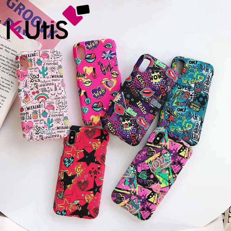 For iPhone XS max 360 Full Cover Phone Case protection Front+Back matte cover coque iphone X XR 8plus 6 6Sp 7P fashion case |