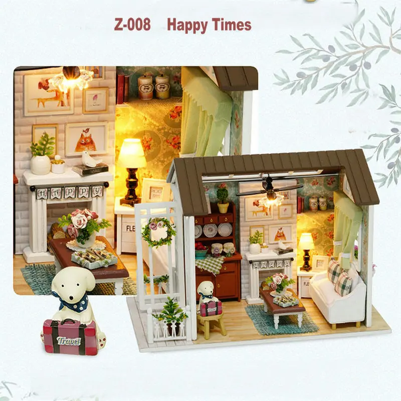 Модель пазла строительные наборы комната моделирования сделай сам кукольный