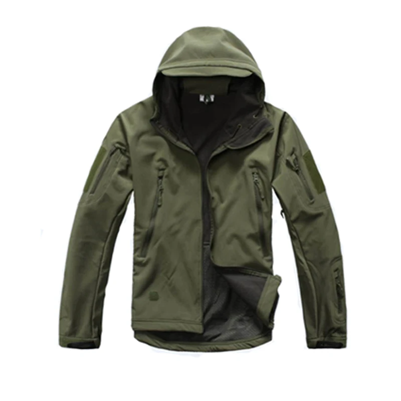Военная тактическая мужская куртка мягкая водонепроницаемая ветрозащитная