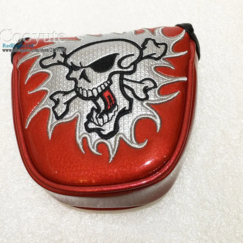 Головной убор для гольфа Cooyute skull PU полукруг для гольфа Putte головной убор унисекс белые клюшки для гольфа головные уборы