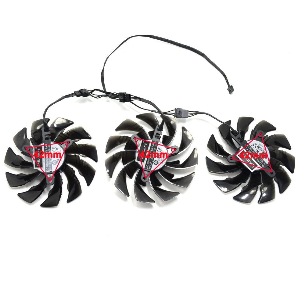 Новый Кулер T129215BU PLD10015B12H 95 мм DC 12 В GTX1080 Ti для видеокарты GIGAYTE AORUS GeForce GTX 1080 Xtreme Edition