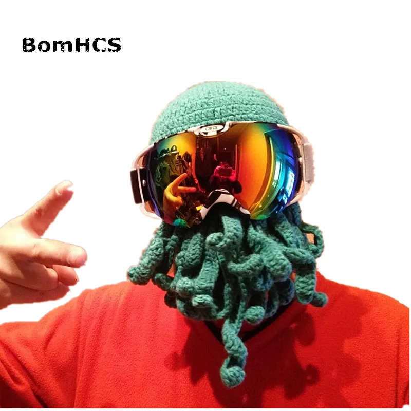 Трикотажная шапка BomHCS novtentacle Octopus Cthulhu Ветрозащитная маска подарок на день