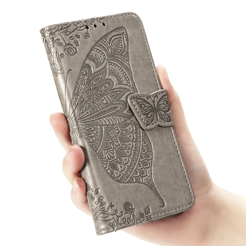 Grey Чехол-книжка с 3D тиснением для Xiaomi Redmi 7A, кожаный чехол для Xiomi Redmi 7A 7 A, держатель для карт, кошелек для Redmi 7A, чехол для Redmi 7A - Цвет: Grey