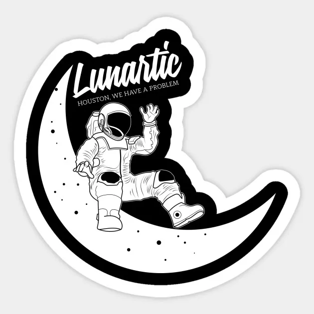 1 шт. Lunartic стикер для ноутбука автомобиля гитара багажник рюкзак скейтборд