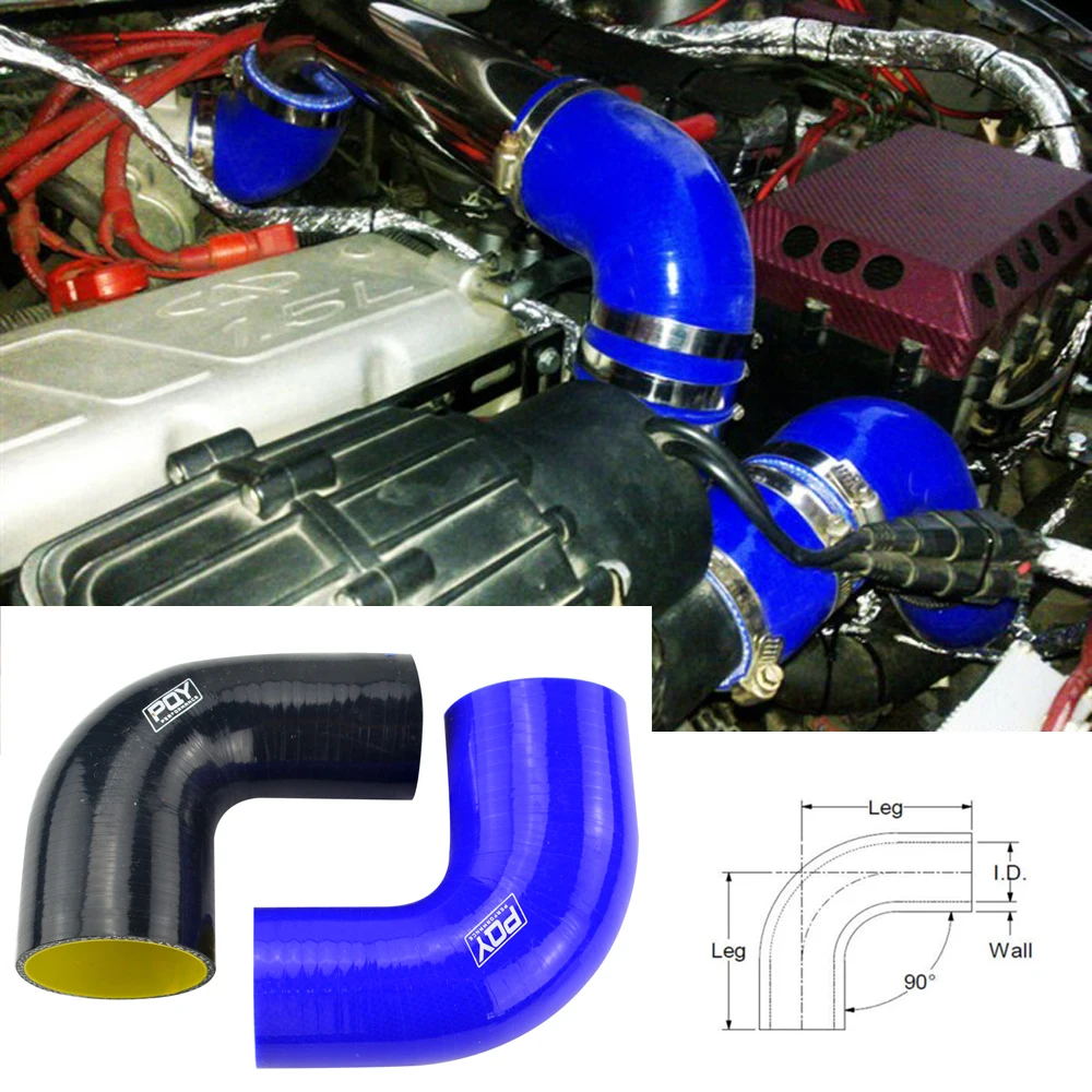 WLR RACING 2 " 5" 51 мм 63 90 градусов Локоть Редуктор силиконовый шланг труба турбо