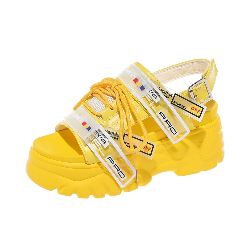 

Chunky Platform Wedge Women Sandals Summer Beach Open Toe Woman Sandalias Breathable Thick Sole Mujer Casual Footwear