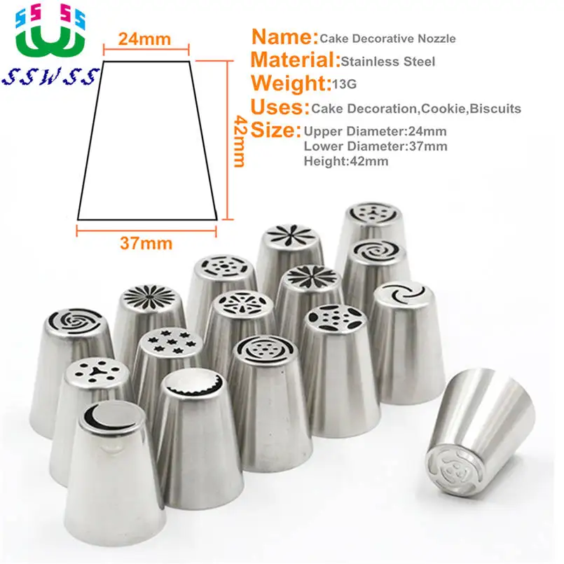 Инструменты для украшения тортов в форме цветов и листьев многофункциональные