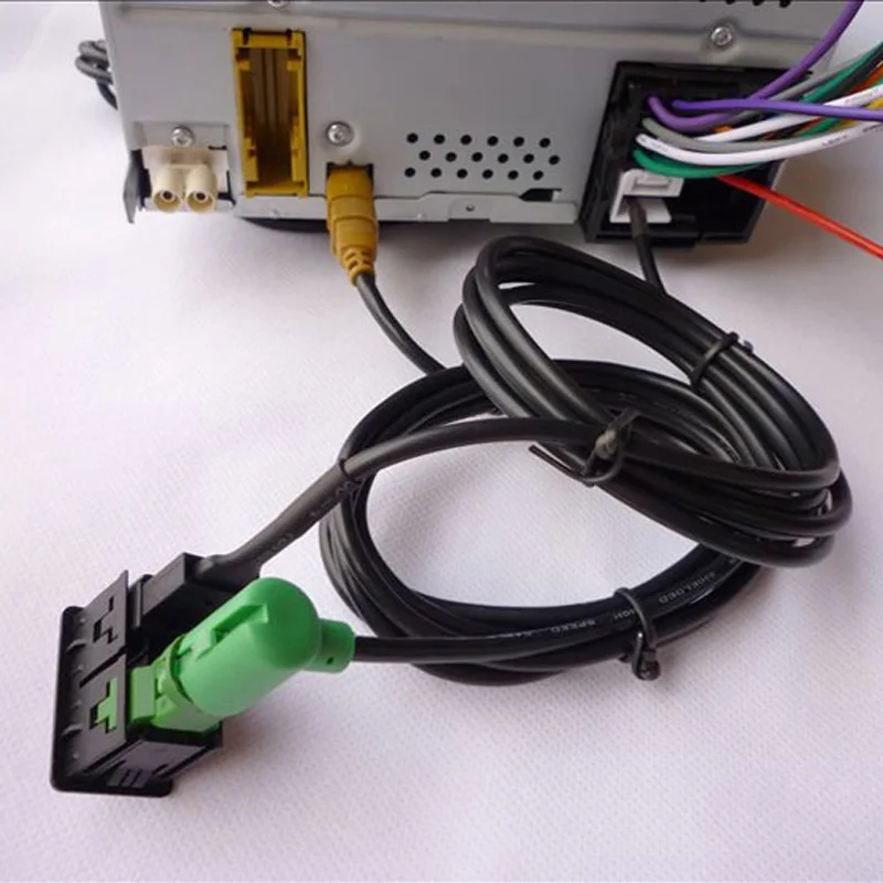 Автомобильный аудио RCD510 RNS315 AUX USB переключатель адаптер для Volkswagen Passat Polo CC Golf|aux