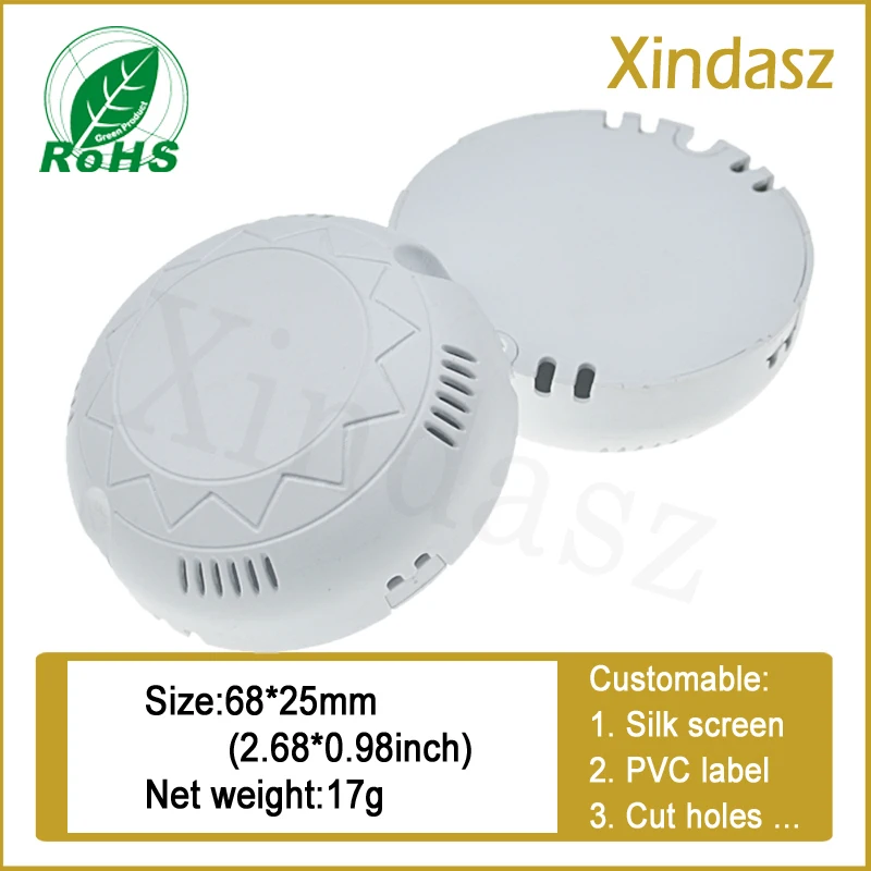 68*25 мм электроники корпус пластиковые коробки для источника питания коробка led abs