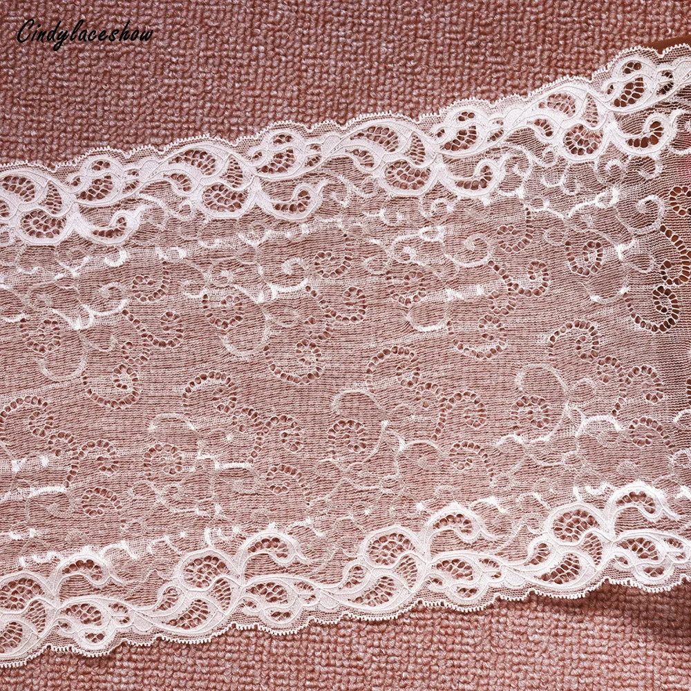 2 ярда кружевное белье цвета шампанского эластичная кружевная бейка широкая