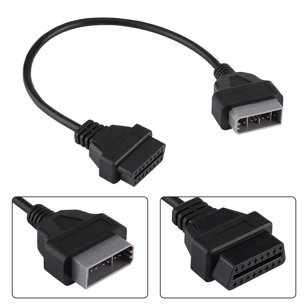 Франшиза для Nissan 14 Pin 14Pin Consult Plug to 16 Pin Female для 14Pin интерфейса автомобиля#0624