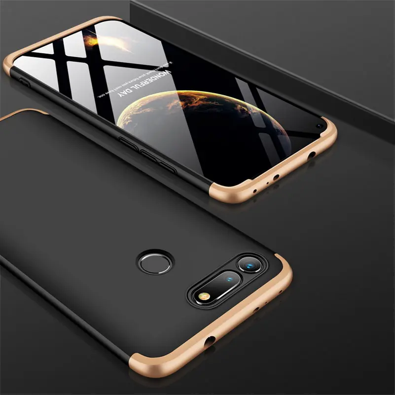 3-в-1 защитный чехол на весь экран для Huawei Honor вид 20 чехол на весь корпус Чехол, задняя крышка для Huawei честь v20 view20 жесткий чехол для телефона с принтом"