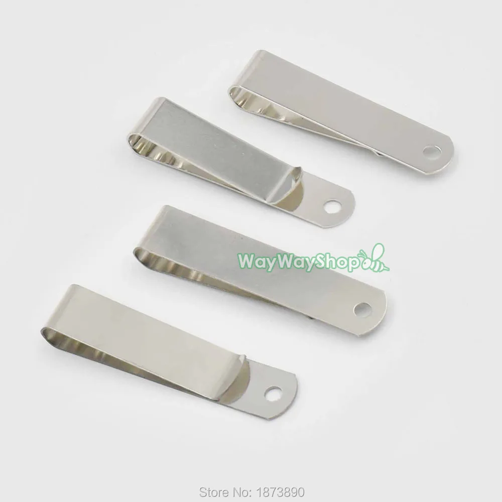 25 шт. маленьких зажимов для ремней 52мм x 11мм и 63мм x 13мм из кожи для изготовления пружинного крепления крючковых пряжек 2 x 0,43.