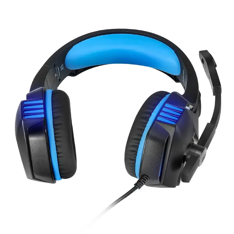 Игровая гарнитура KOTION EACH G7500, наушники со светодиодным микрофоном, басовые наушники для нового Xbox One PS4, ноутбука, телефона, ПК, геймера, шлем