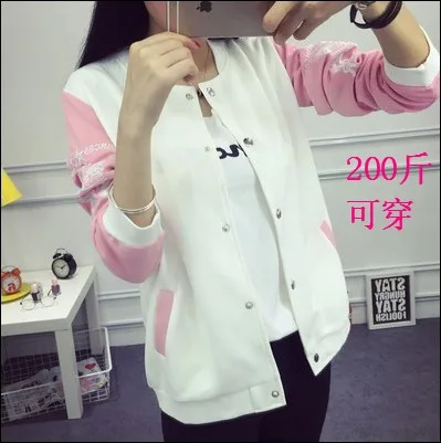 Mozhini/Модная куртка-пилот пальто большого размера повседневная короткая Базовая